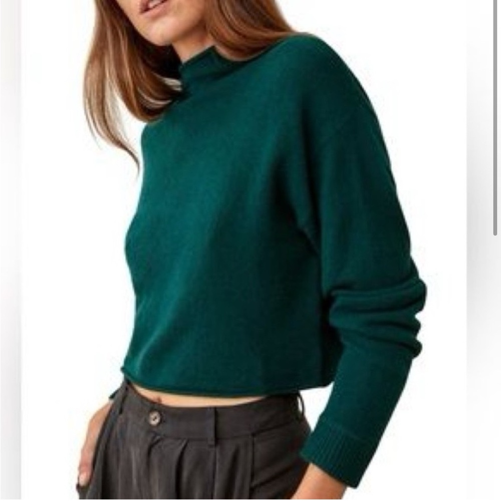Reformation Cropped Cashmere Sweater